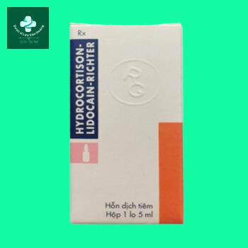 Hydrocortison-Lidocain-Richter 8 Thuốc tiêm Hydrocortison - Lidocain -Richter