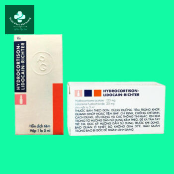 Hydrocortison-Lidocain-Richter 2 Thuốc tiêm Hydrocortison - Lidocain -Richter