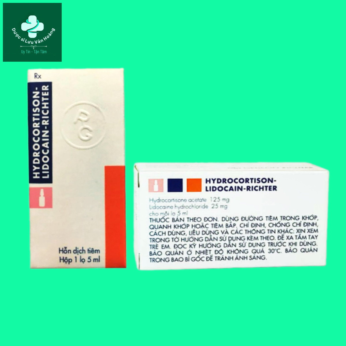 hydrocortison-lidocain-richter-3 Thuốc tiêm Hydrocortison - Lidocain -Richter