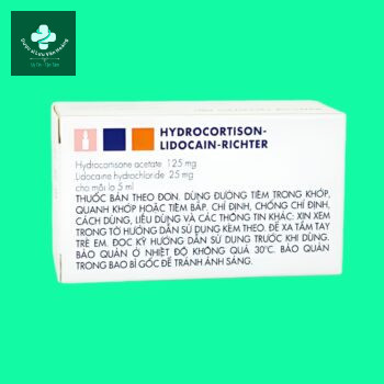 Hydrocortison-Lidocain-Richter 4 Thuốc tiêm Hydrocortison - Lidocain -Richter
