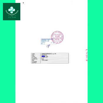 Hydrocortison-Lidocain-Richter 11 Thuốc tiêm Hydrocortison - Lidocain -Richter