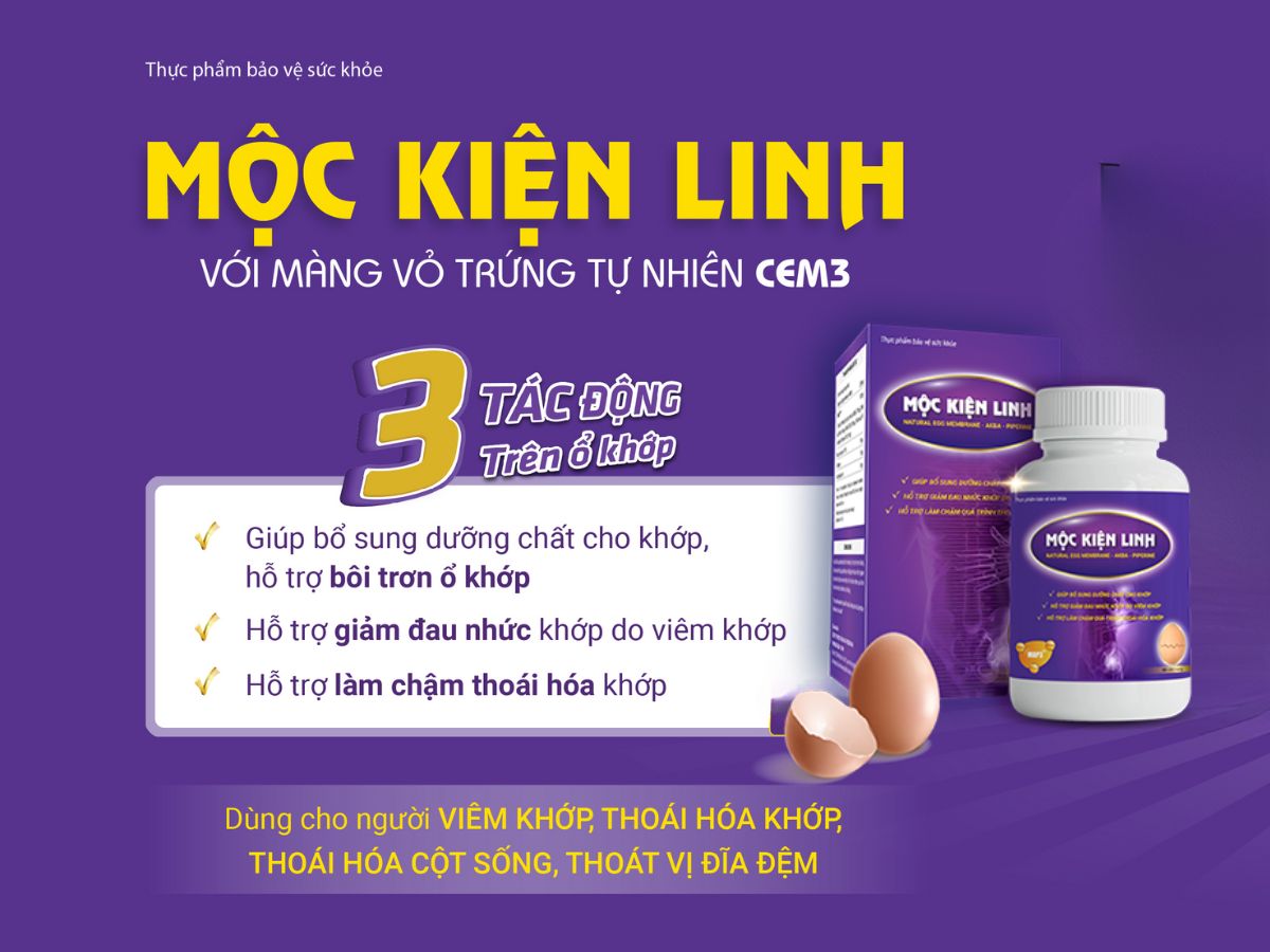 Thực phẩm bảo vệ sức khỏe Mộc Kiện Linh