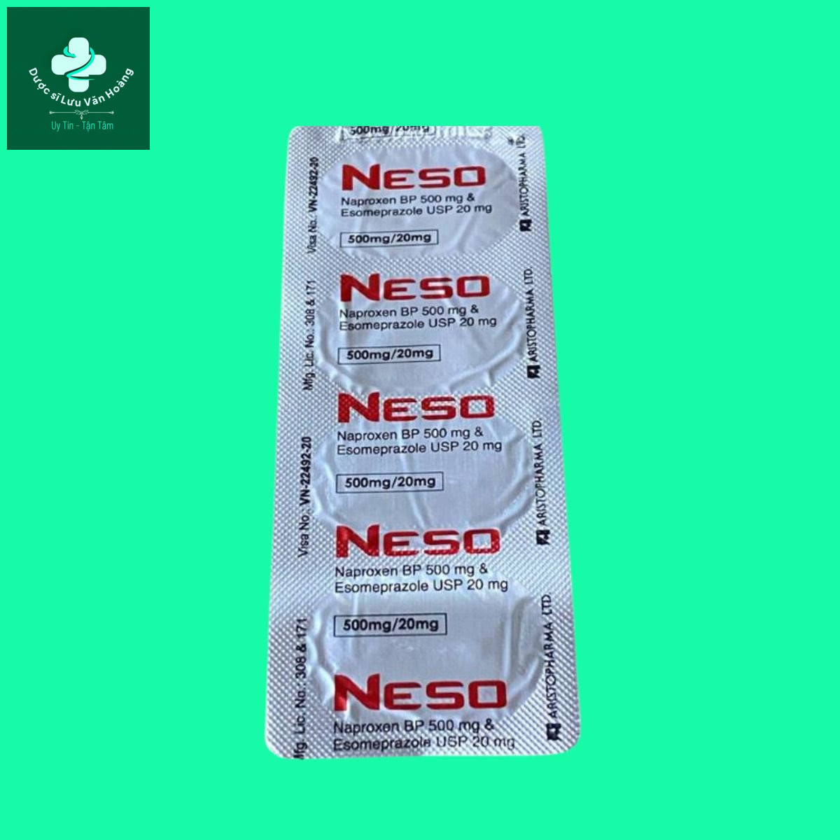 neso-1 Thuốc Neso 500mg/20mg