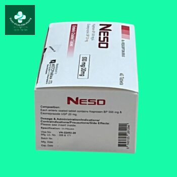 Neso 500mg/20mg 5 Thuốc Neso 500mg/20mg