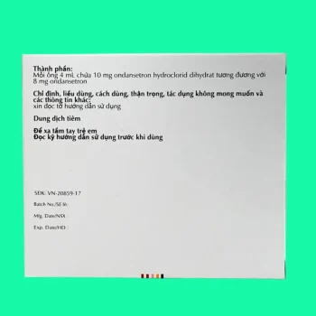 Thuốc Ondanov 8mg Injection