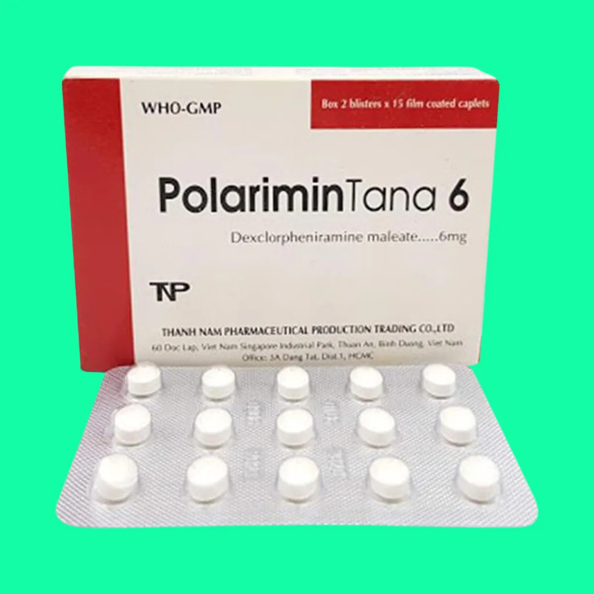 polarimintana-6mg-1 Thuốc PolariminTana 6mg
