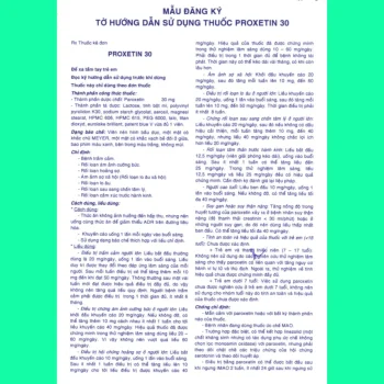 Thuốc Proxetin 30
