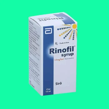 Thuốc Rinofil Syrup 2,5mg/5ml (chai 15ml)
