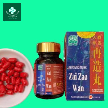 Ginseng Musk Zai Zao Wan Nhân sâm xạ hương tái tạo hoàn