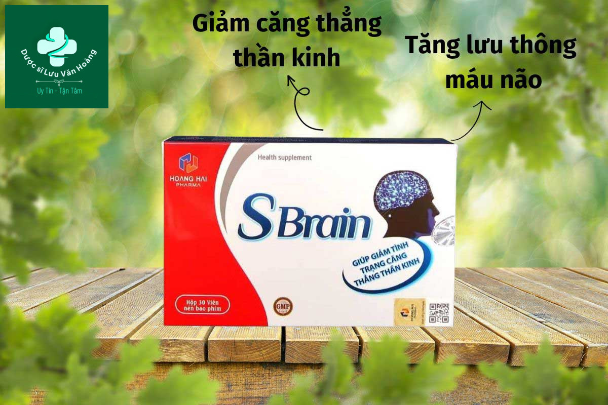 Thuốc SBrain Hoàng Hải giảm căng thẳng thần kinh