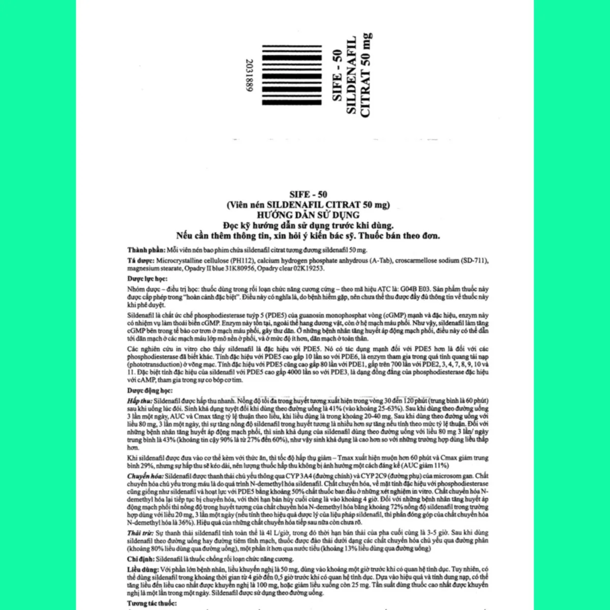 sife-50-hdsd-1 Thuốc Sife-50