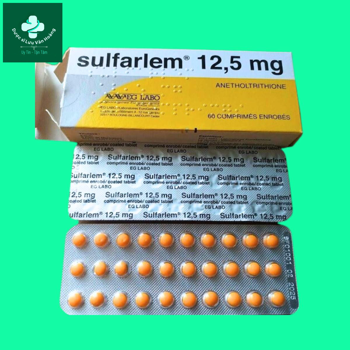 sulfarlem-12.5mg-11 Thuốc Sulfarlem 12,5mg