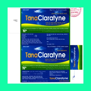 TanaClaratyne 5 Thuốc TanaClaratyne