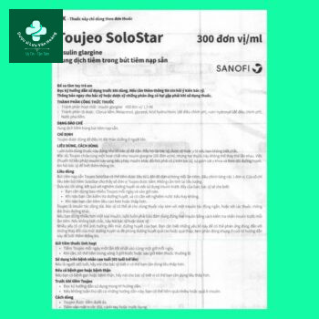 Thuốc Toujeo Solostar 300UI/ml