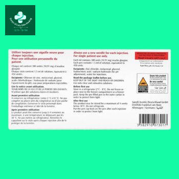 Thuốc Toujeo Solostar 300UI/ml