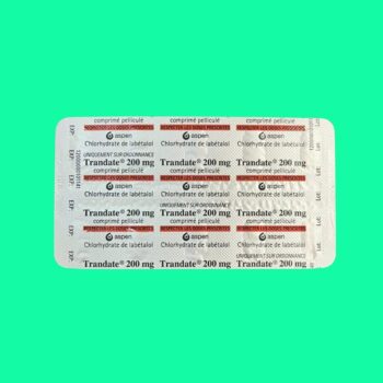 Trandate 200mg 8 Thuốc Trandate 200mg