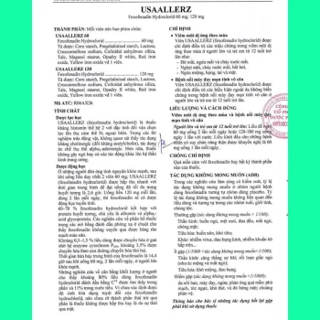 Usaallerz 120 6 Thuốc Usaallerz 120