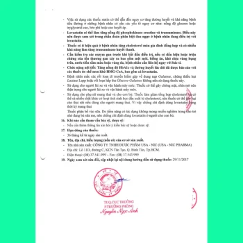 Vastanic 10 21 Thuốc Vastanic 10