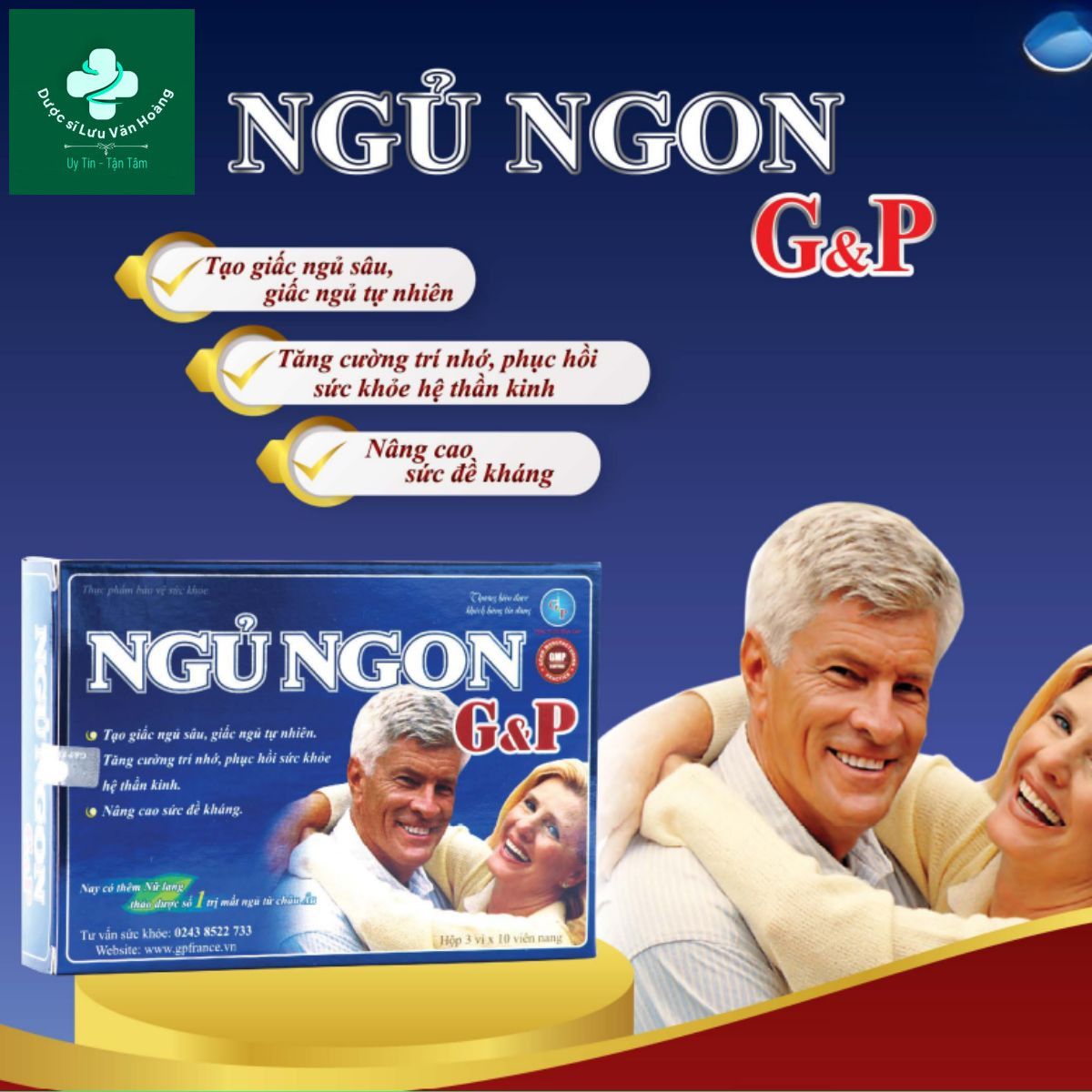 Viên ngủ ngon G&P 11 viên ngủ ngon g&p