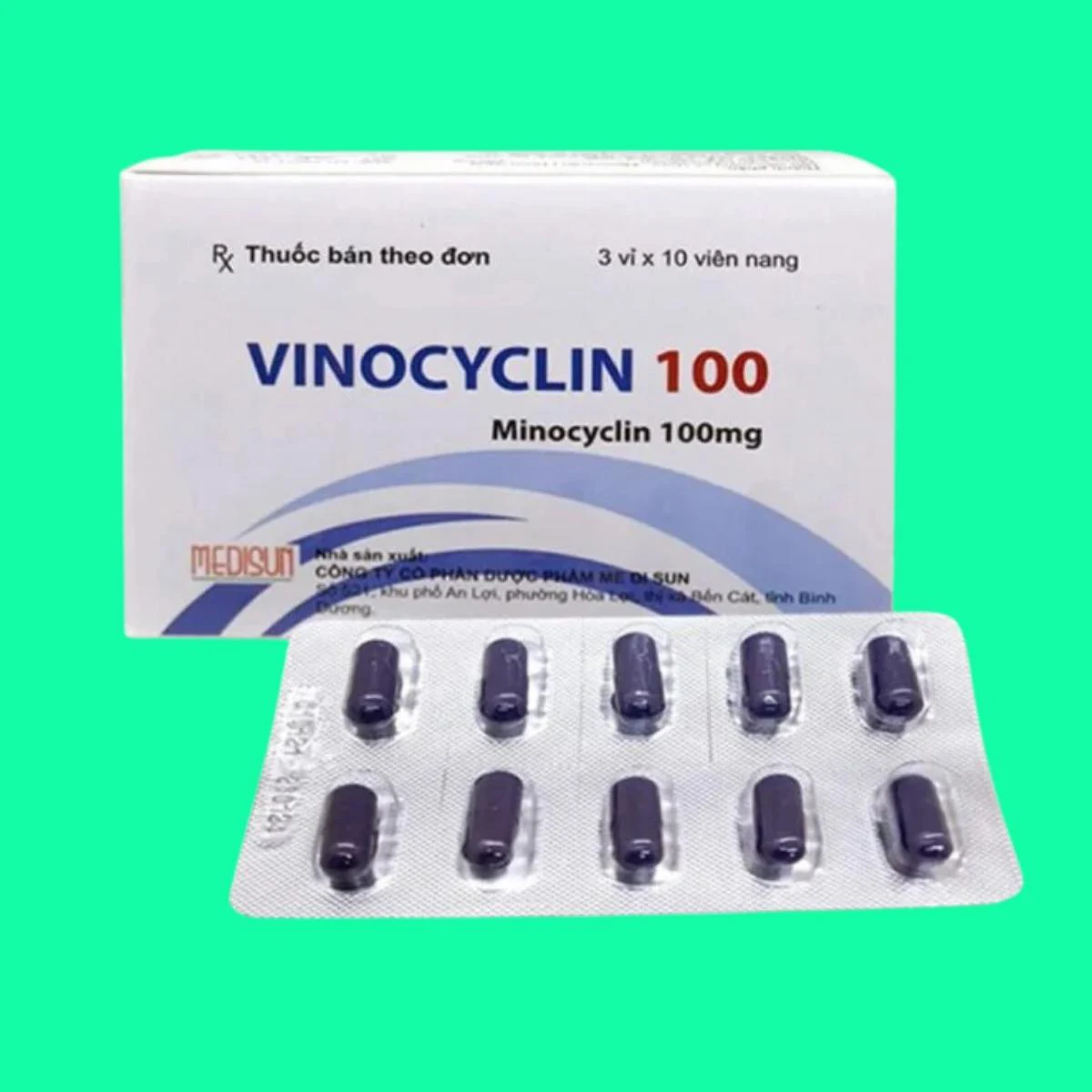 vinocyclin-100-10 Thuốc Vinocyclin 100