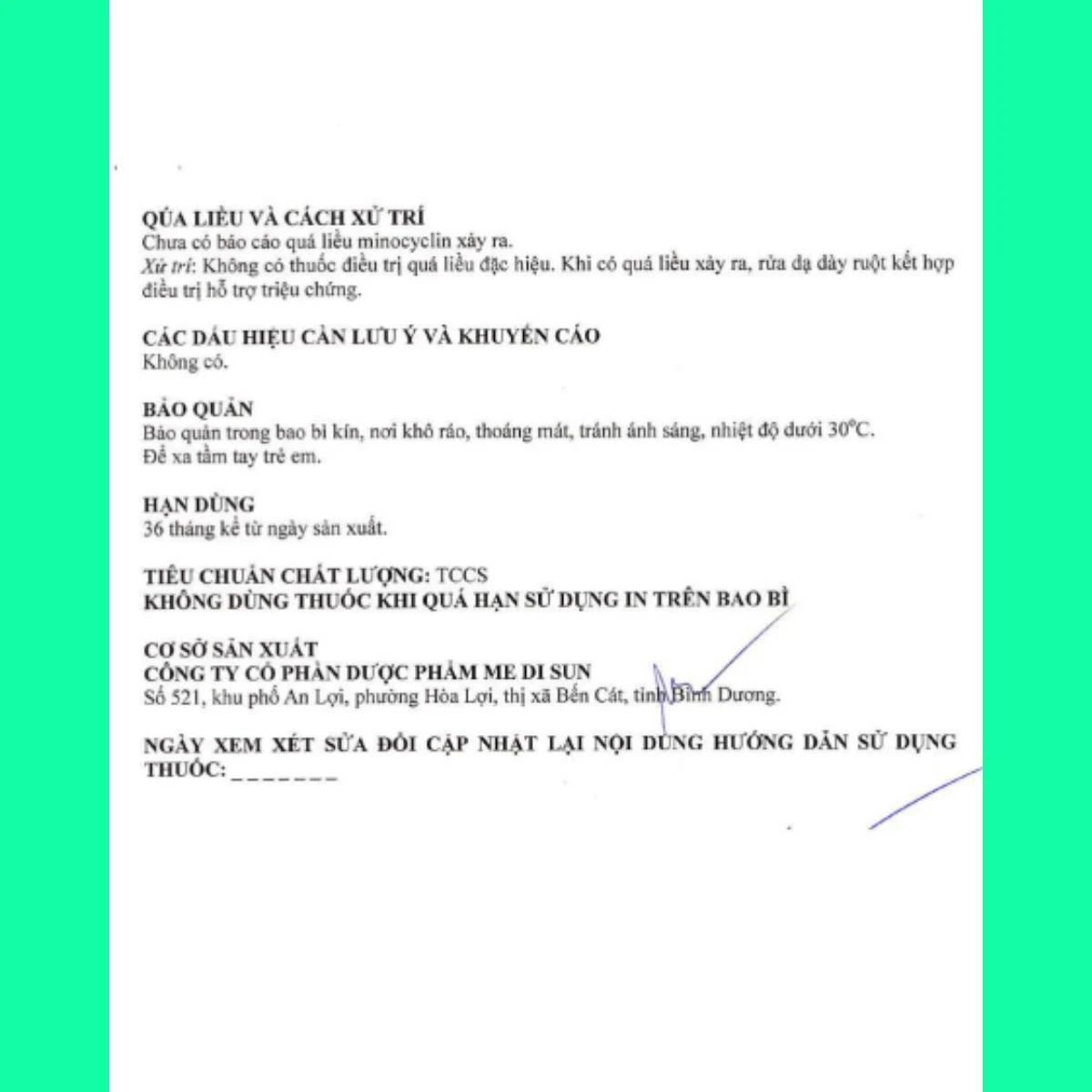 vinocyclin-100-8 Thuốc Vinocyclin 100