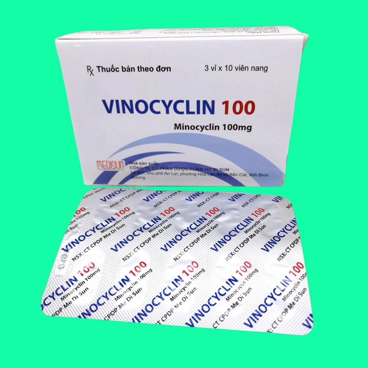 vinocyclin-100-9 Thuốc Vinocyclin 100