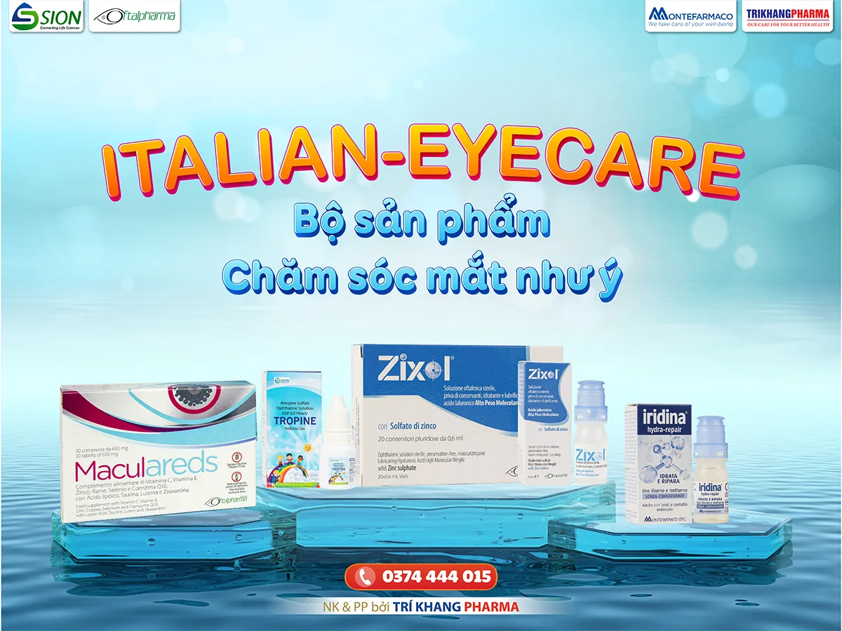 Nước mắt nhân tạo Zixol 8ml