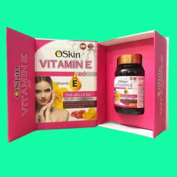 Oskin Vitamin E đỏ Hộp 30 viên 8 Oskin Vitamin E đỏ