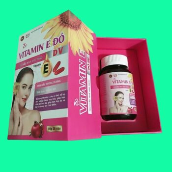 Oskin Vitamin E đỏ Hộp 30 viên 9 Oskin Vitamin E đỏ