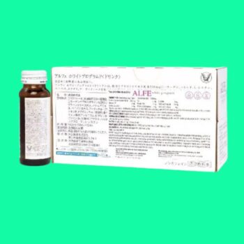 Alfe White Program 5 Mặt sau hộp Alfe White Program
