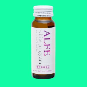 Alfe White Program 8 Mặt chính diện của lọ Alfe White Program