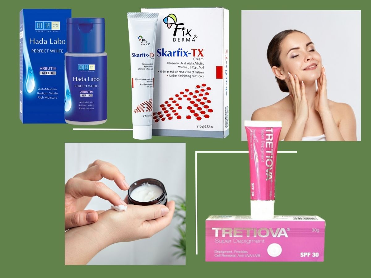 Một số dòng sản phẩm chứa Arbutin