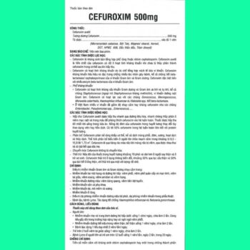 Cefuroxim 500mg Mebiphar 3 Cefuroxim 500mg Mebiphar