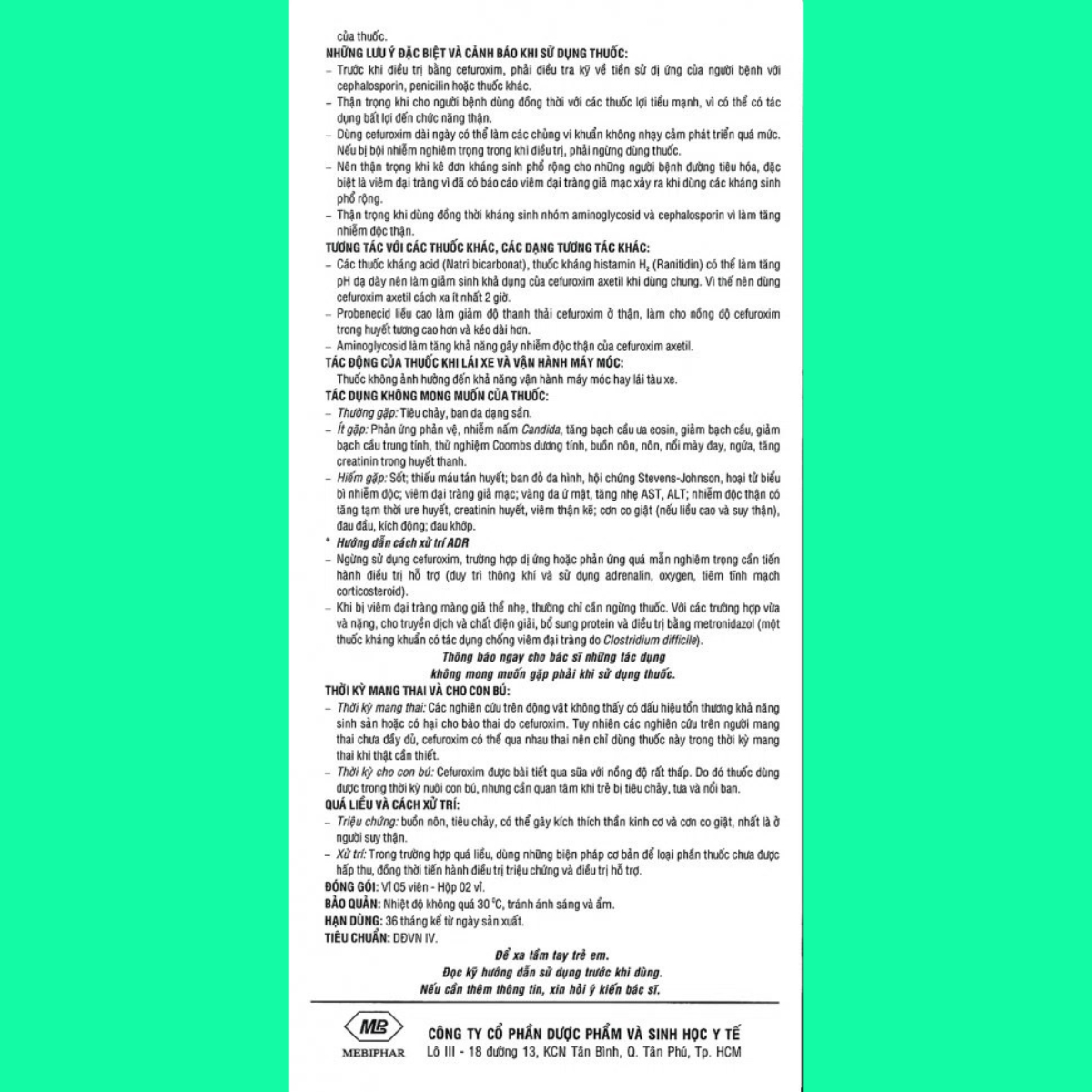 Cefuroxim-500mg-Mebiphar-5 Cefuroxim 500mg Mebiphar