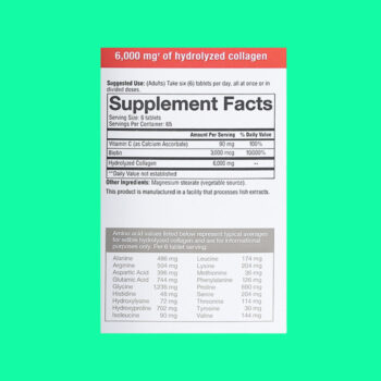Collagen + Biotin Youtheory (Lọ 390 viên) 12 Collagen + Biotin Youtheory