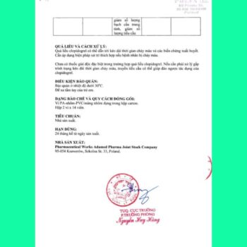 Copedina 75mg 14 Thuốc Copedina 75mg