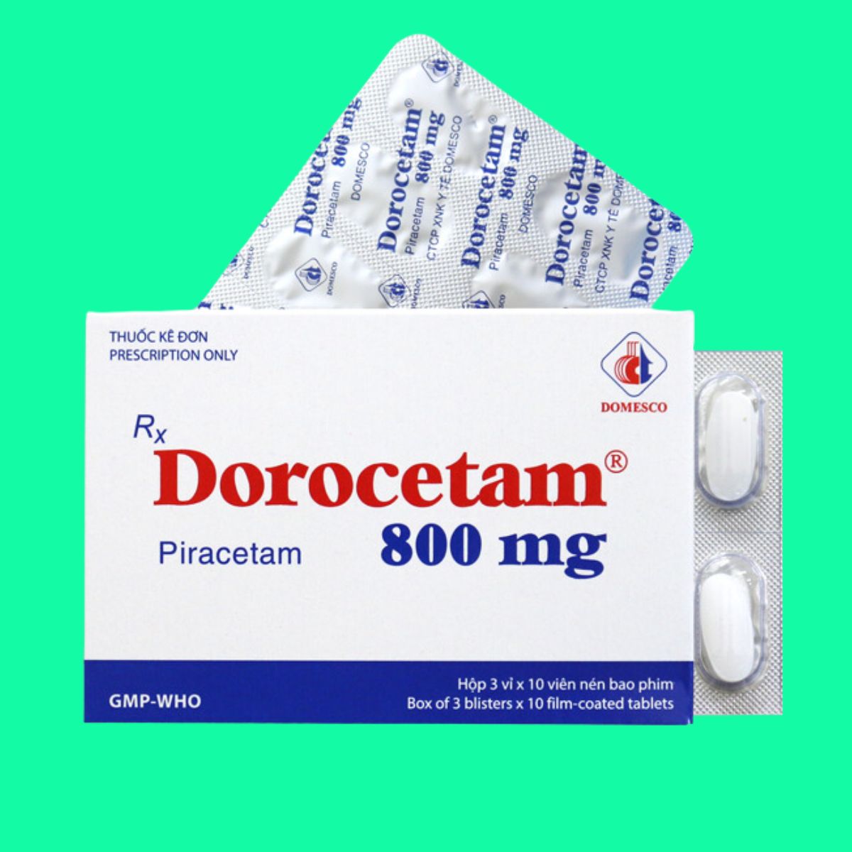 Dorocetam-800mg-1 Thuốc Dorocetam 800mg