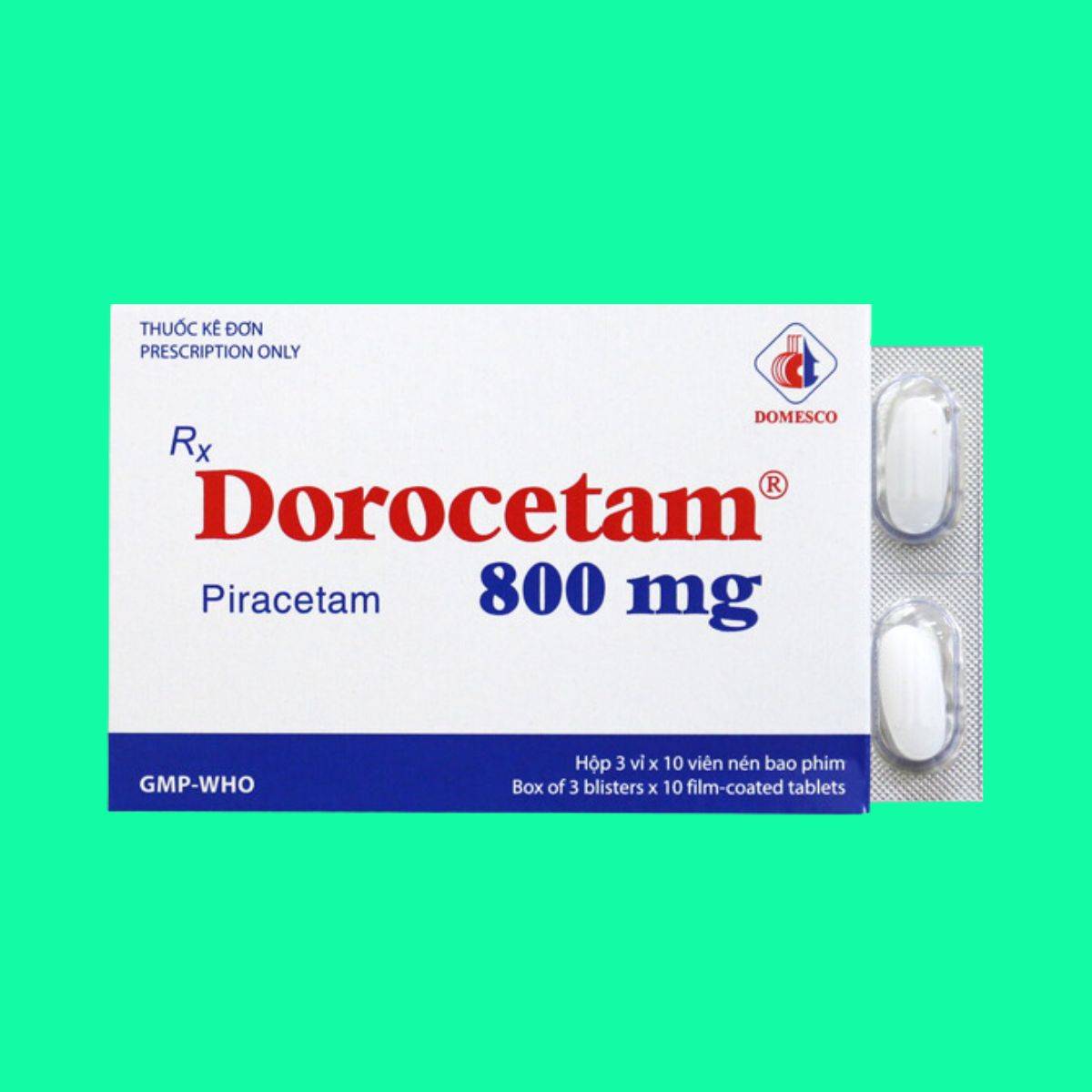 Dorocetam-800mg-4 Thuốc Dorocetam 800mg