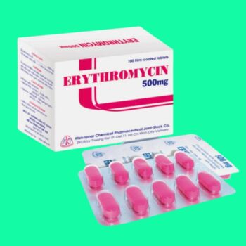 Erythromycin 500mg Mekophar 3 Thuốc Erythromycin 500mg Mekophar