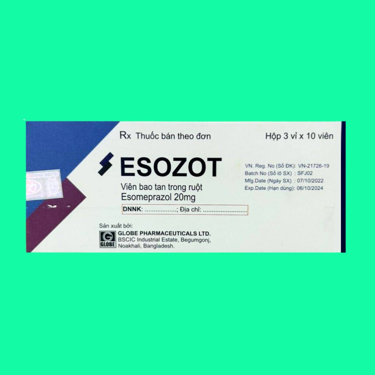 Esozot-1 Thuốc Esozot
