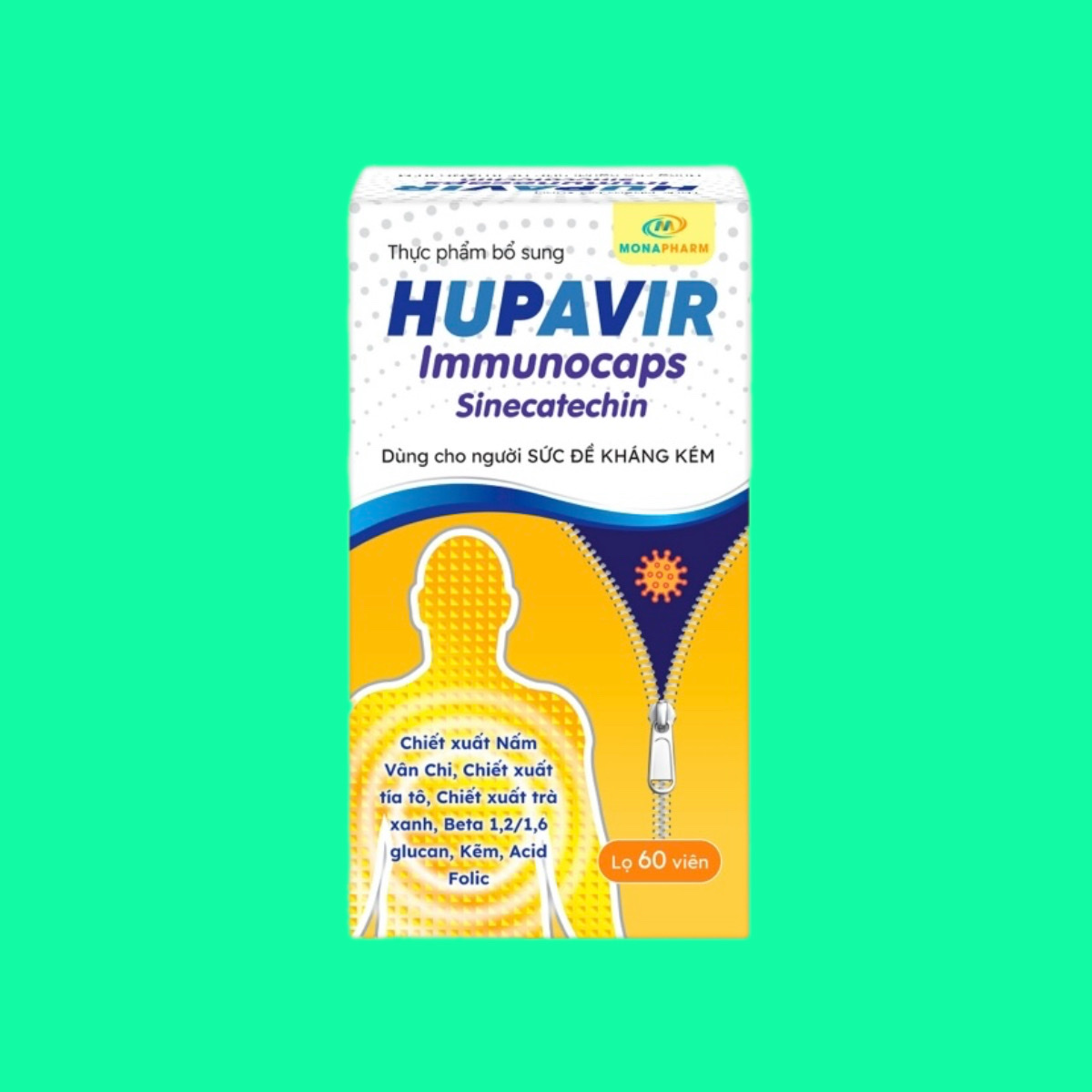 Hupavir-Immunocaps-4 Hupavir Sinecatechin Immunocaps
