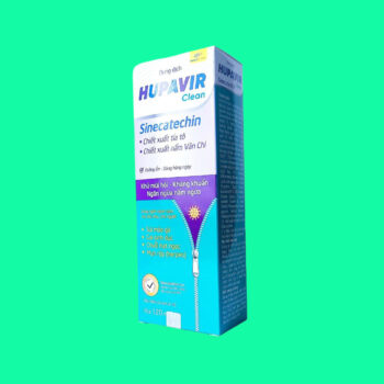 Dung dịch vệ sinh Hupavir Clean Sinecatechin 8 Dung dịch vệ sinh Hupavir Sinecatechin