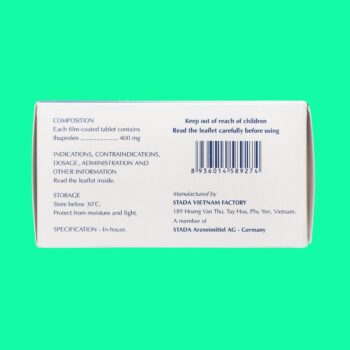 Ibuprofen STADA 400mg 3 Ibuprofen STADA 400mg