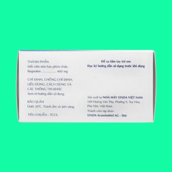 Ibuprofen STADA 400mg 4 Ibuprofen STADA 400mg