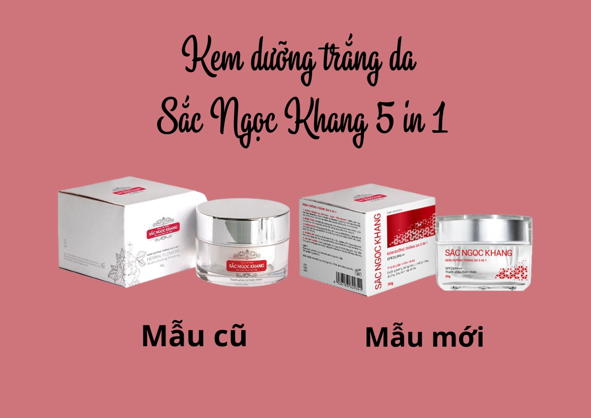 Kem dưỡng trắng da Sắc Ngọc Khang 5 in 1 12 Kem dưỡng trắng da Sắc Ngọc Khang 5 in 1