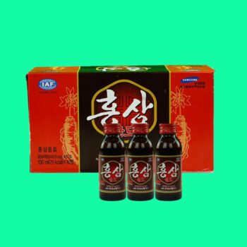 Nước uống hồng sâm Korean Red Ginseng 5 Nước uống hồng sâm Korean Red Ginseng