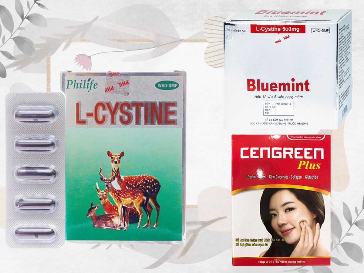 Các sản phẩm có chứa thành phần L-cystine