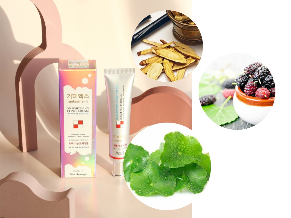 Melasma-X 3D Whitening Clinic Cream 18 Thành phần của Melasma-X 3D Whitening Clinic Cream