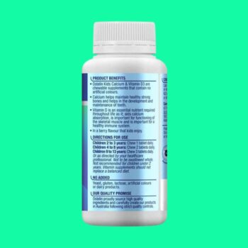 Viên nhai Ostelin Kids Calcium & Vitamin D3