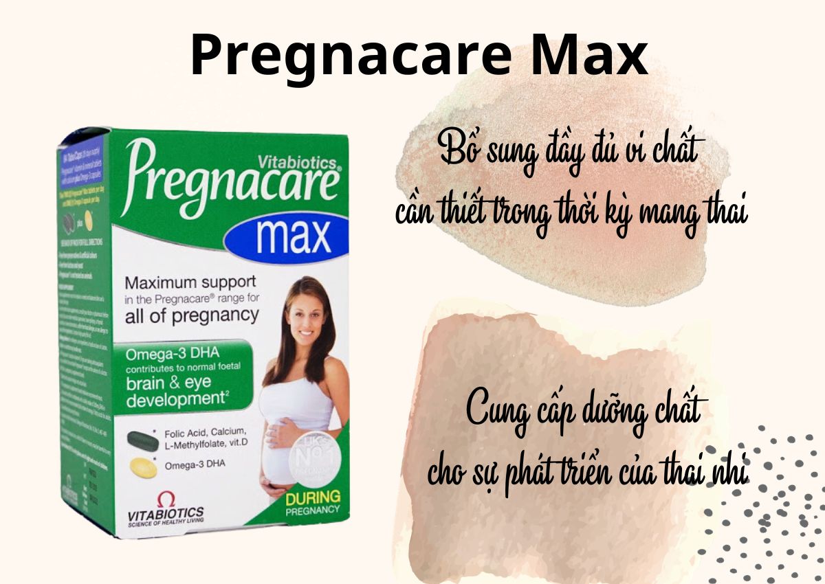 Pregnacare Max 17 Pregnacare Max bổ sung đầy đủ vi chất cần thiết trong thời kỳ mang thai